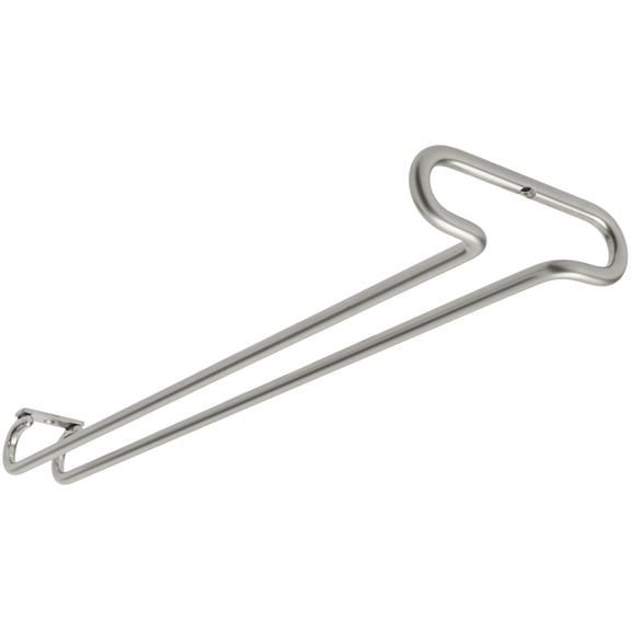 Rev-A-Shelf 3150-18SN 18-Inch Under Cabinet Wine Glass Stemware Holder, Nickel