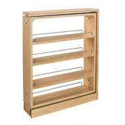Rev-A-Shelf 432-BF-6C 6in Cabinet Base Filler Pullout Organizer Spice Rack