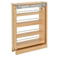 thumbnail image 1 of Rev-A-Shelf 432-BFSC-6C 6 In Wood Base Filler Cabinet Organizer, Maple, 1 of 11
