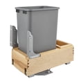 thumbnail image 1 of Rev-A-Shelf 4WCBM-1550DM-1 Single 50qt Bottom Mount Pullout Waste Container, 1 of 12