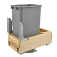 thumbnail image 1 of Rev-A-Shelf 4WCBM-1550DM-1 Single 50qt Bottom Mount Pullout Waste Container, 1 of 12