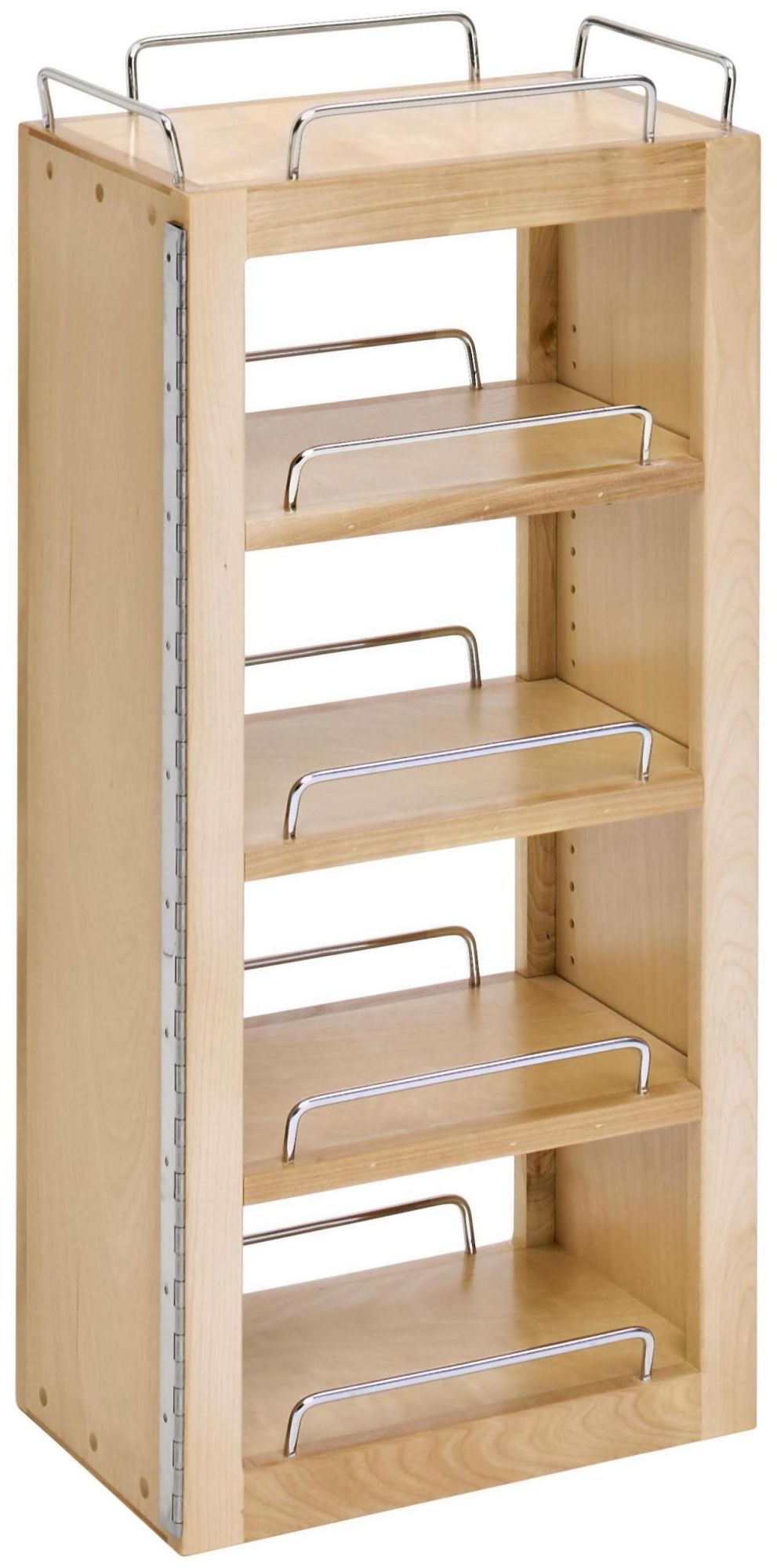Rev-A-Shelf 4Wbsp18-25 Wood Classics 12" Wood Base Cabinet Swing Out Pantry Organizer - - image 1 of 4