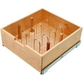 thumbnail image 1 of Rev-A-Shelf 4WDB7-24SC-1 Wood Classics 20"W Maple Base Cabinet Pull Out Cookware Organizer, 1 of 6