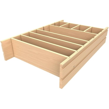 Rev-A-Shelf 4Wdiv-36-1 Wood Classics 30-3/4" Deep Drawer Divider System - Maple
