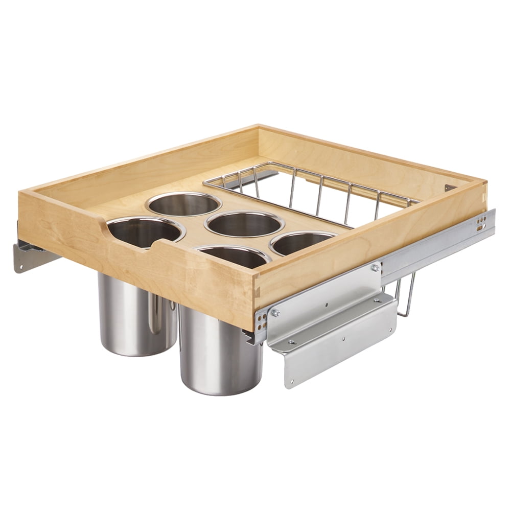 Rev-A-Shelf Wood Base Cabinet Pullout Organizer W/ Soft-Close