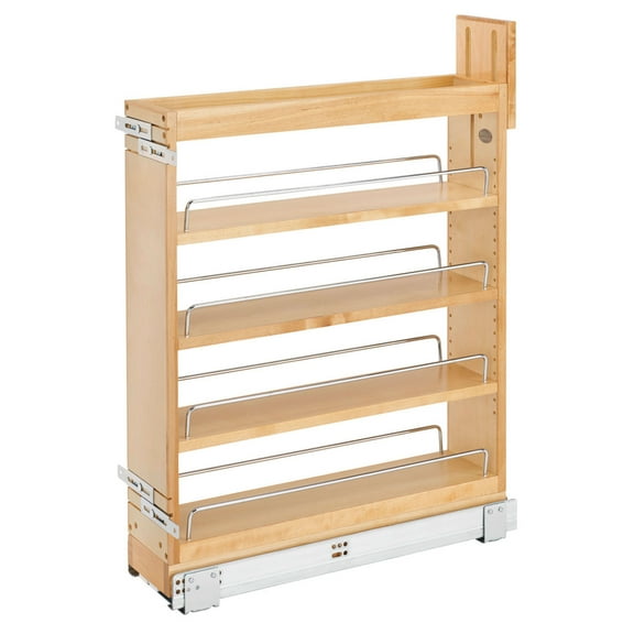 Rev-A-Shelf 5.5" Pullout Cabinet Organizer with Soft-Close, 448-BCSC-5C