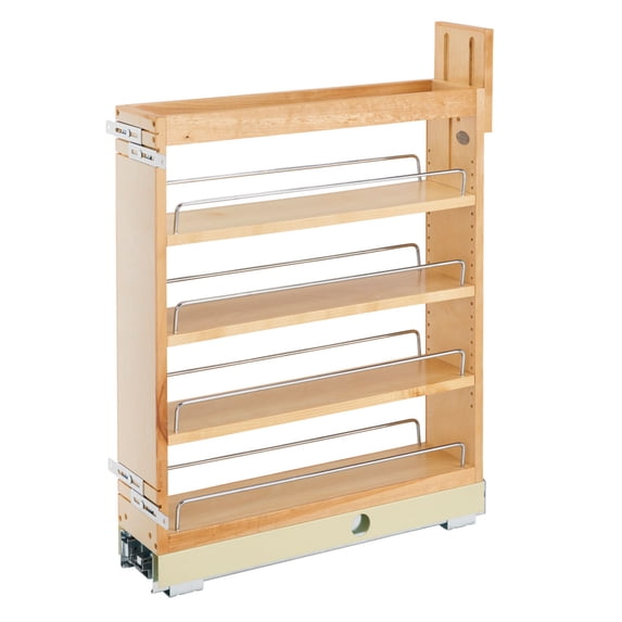 Rev-A-Shelf 5" Kitchen Pullout Cabinet Organizer w/Soft-Close 448-BCBBSC-5C