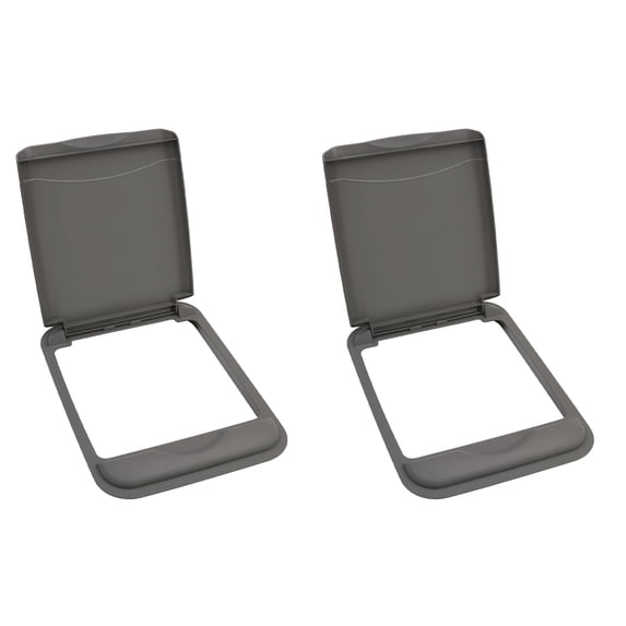 Rev-A-Shelf 50 Qt Trash Can Replacement Lid, RV-50-LID-13-1-40 (2 Pack)