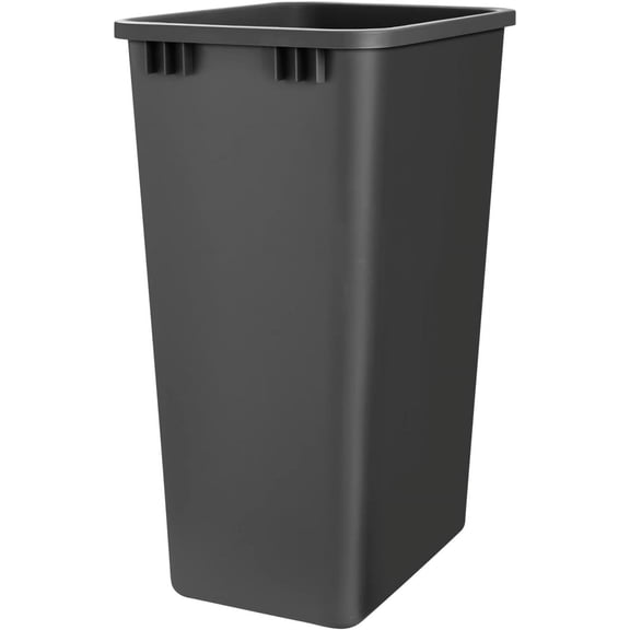 Rev-A-Shelf 50 qt. Black Polymer Replacement Waste Container Pullouts