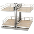 thumbnail image 1 of Rev-A-Shelf 53PSPE-15SC-MP Modern 26-1/2" Wide Blind Corner Cabinet Organizer - Maple, 1 of 7