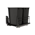thumbnail image 1 of Rev-A-Shelf Dual 35 Qt Pullout Trash Can, 18" Base Cabinet, Soft-Close 53WC-1835SCDM-218, 1 of 11