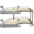 thumbnail image 1 of Rev-A-Shelf 582-18-LMP Contemporary 35-3/4"W Two Tier Curve Arc Lazy Susan Style Pull Out, 1 of 5