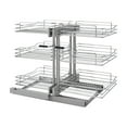 thumbnail image 1 of Rev-A-Shelf 5PSP3-18SC 3 Tier Blind Corner Organizer w/ Soft-Close, Chrome, 1 of 13