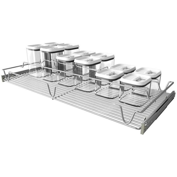 Rev-A-Shelf 5Wcor-30-1 Deluxe 30"W Pull Out Pantry Container Basket Slider Organizer -
