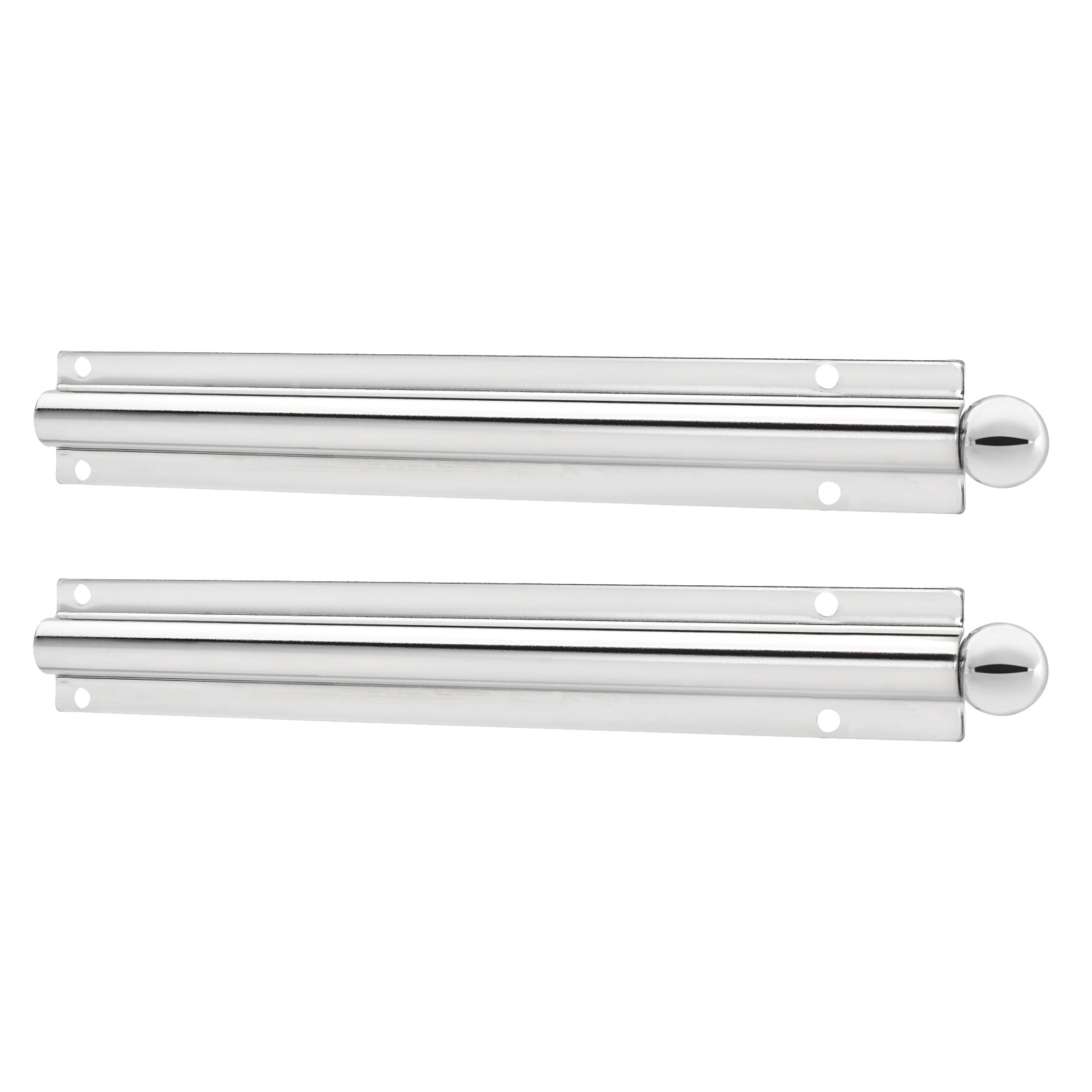 Chrome Adjustable Metal Closet Valet Rod Set of 2