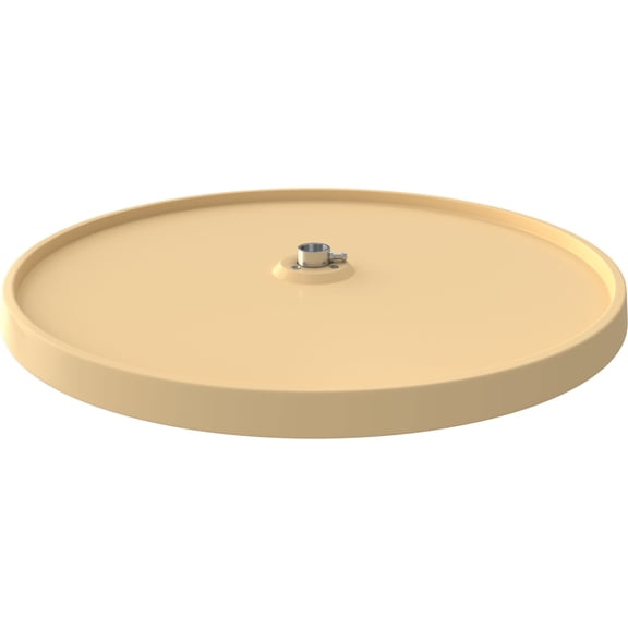 Rev-A-Shelf 6001-20-15-52 Classic 20" Polymer Full-Circle 1-Shelf Lazy Susan For Corner