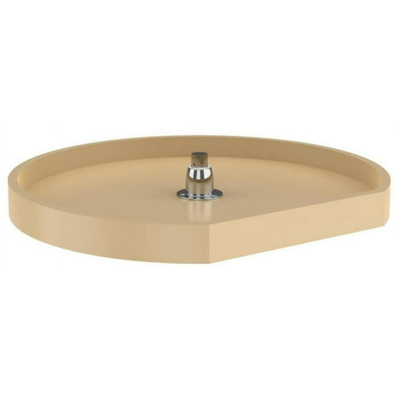Rev-A-Shelf 6221-22-52 Classic 1 Shelf 22" D Shaped Lazy Susan - Almond