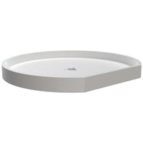 Rev-A-Shelf 6271-22-52 Classic 1 Shelf 22" D Shaped Lazy Susan - White