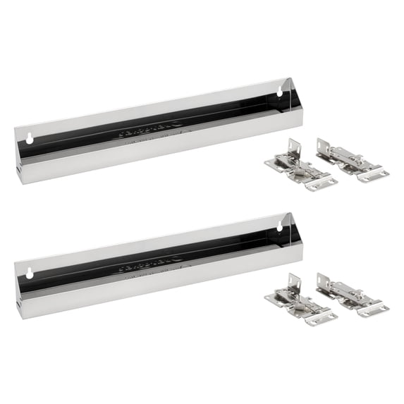 Rev-A-Shelf 6541-19-52 19 Inch Sink Tip-Out Kitchen Tray Organizer, 2 Pack