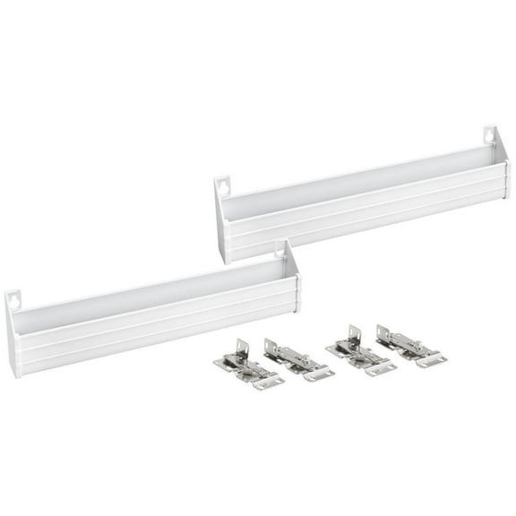 Rev-A-Shelf White 14 Polymer Slim Series Tip-Out Trays, Standard