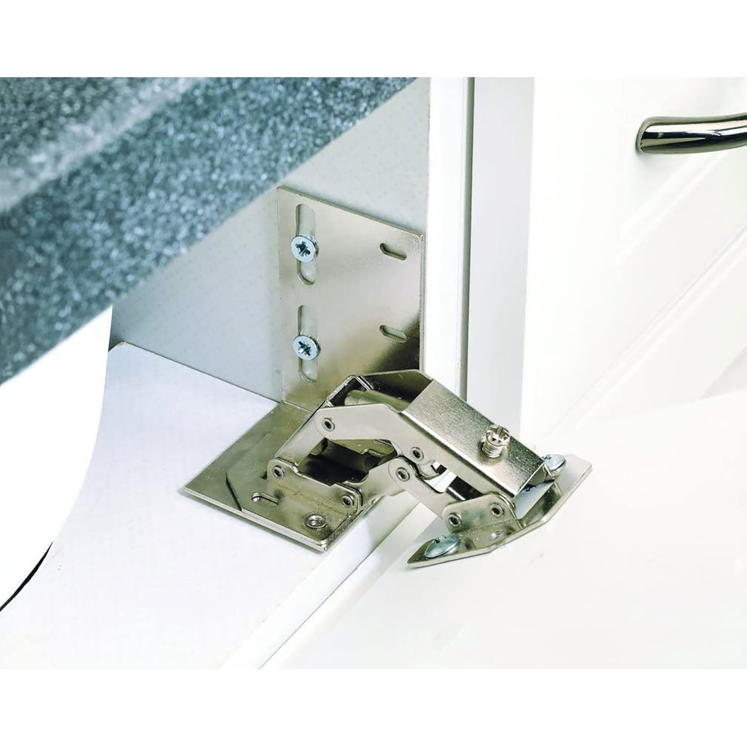 RevAShelf 6552ETH10 Euro Face Frame TipOut Tray Hinge (1 Pair)