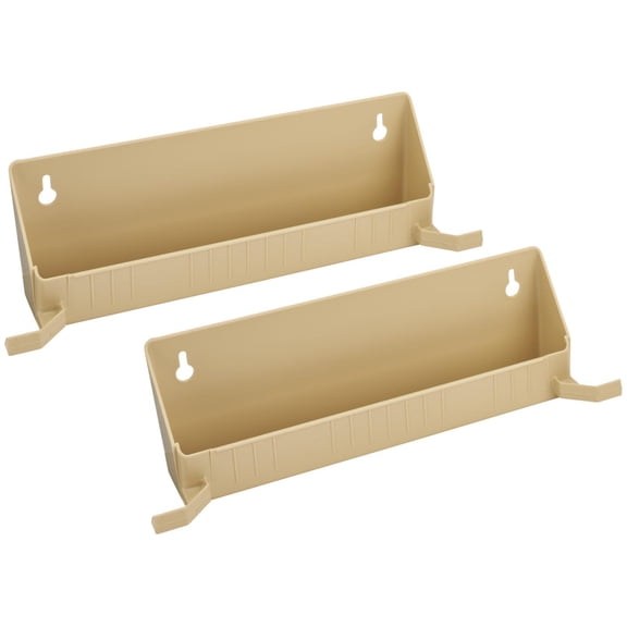 Rev-A-Shelf 11 in Tip-Out Trays w/Tab Stops, White