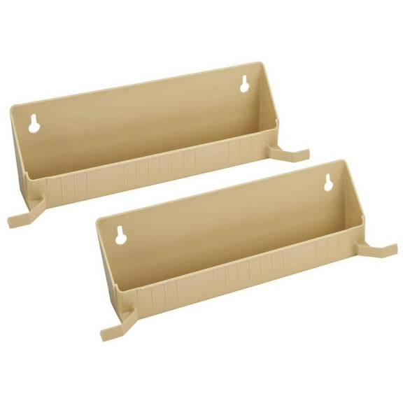Rev-A-Shelf 11 in Tip-Out Trays w/Tab Stops, White