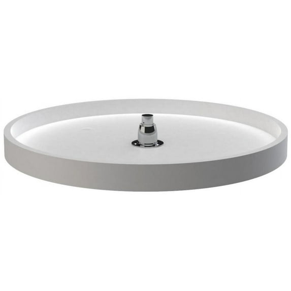 Rev-A-Shelf 6621-24-52 Classic 1 Shelf 24" Full Circle Lazy Susan - White