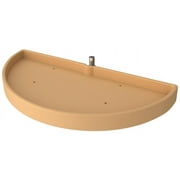 Rev-A-Shelf 6881-33-52 Classic 1 Shelf 33" Half Moon Pivot And Slide Lazy Susan For Blind