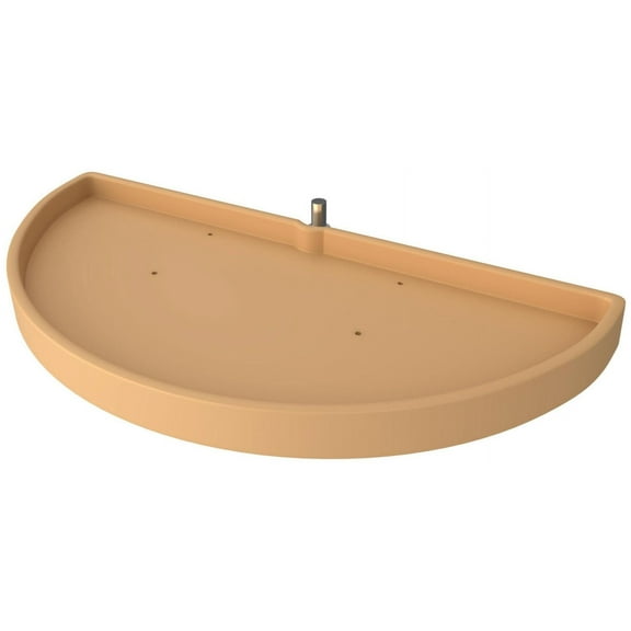 Rev-A-Shelf 6881-39-52 Classic 1 Shelf 39" Half Moon Pivot And Slide Lazy Susan For Blind