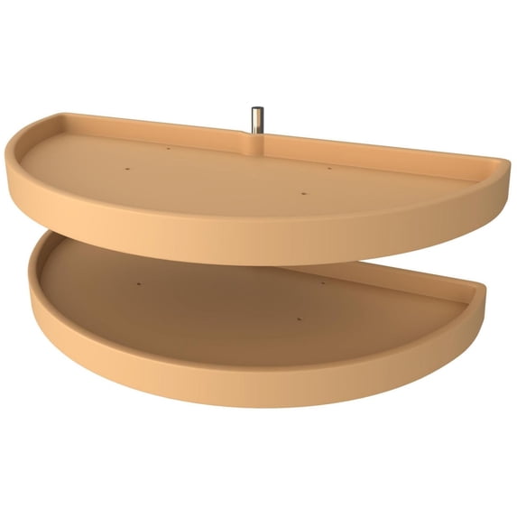 Rev-A-Shelf 6842-39-15-570 Classic 2 Tier 39" Half Moon Pivot Lazy Susan For Blind Corner