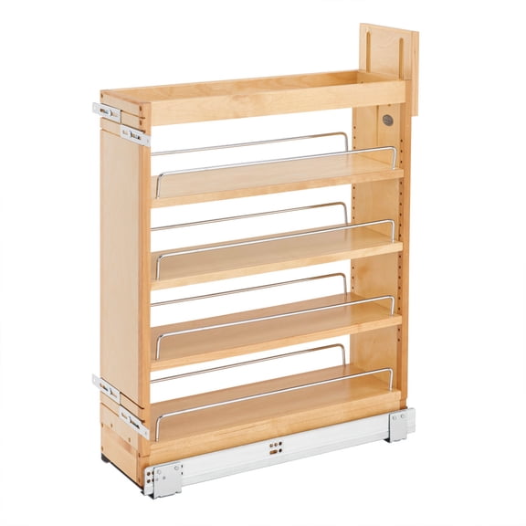 Rev-A-Shelf 7.25" Pullout Cabinet Storage Organizer Soft-Close 448-BCSC-6C