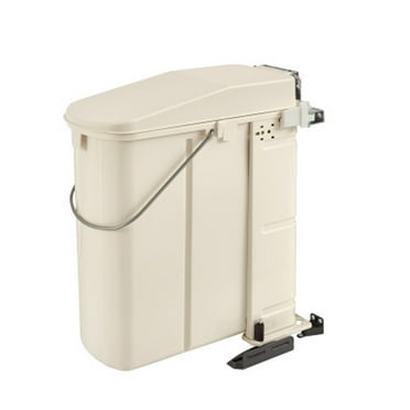 Rev-A-Shelf 8-700411-20 20L Under Sink Pivot Out Waste Container, White