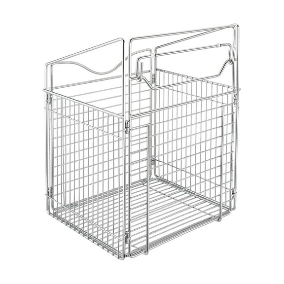 Rev-A-Shelf CTOHB-161319-CR-52 16 In Tilt Out Laundry Hamper Basket, Chrome