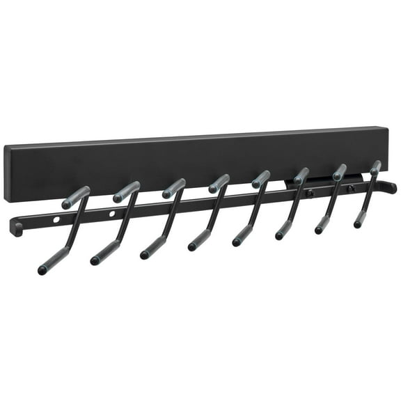 Rev-A-Shelf Ctrsl-14-1 Sidelines 13-3/4" Sliding Pull Out Tie Rack - Black