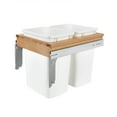 thumbnail image 1 of Rev-A-Shelf Top Mount Double Pullout Under Cabinet Trash Can, 35 Qt, 4WCTM-18DM2-419-FL, 1 of 10
