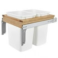 thumbnail image 1 of Rev-A-Shelf Top Mount Double Pullout Under Cabinet Trash Can, 35 Qt, 4WCTM-21DM2-162, 1 of 8