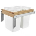 thumbnail image 1 of Rev-A-Shelf Top Mount Double Pullout Under Cabinet Trash Can, 35 Qt, 4WCTM-21DM2-162, 1 of 11