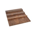 thumbnail image 1 of Rev-A-Shelf Trim-to-Fit Knife Block Drawer Insert Organizer, Walnut, 4WDKB-WN-1, 1 of 7