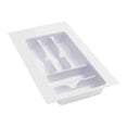 thumbnail image 1 of Rev-A-Shelf GCT-1W-52 Plastic Compartment Cutlery Tray Insert Organizer, White, 1 of 6