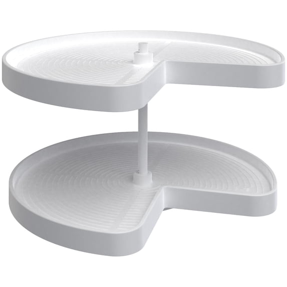Rev-A-Shelf Polymer Kidney 2 Shelf Lazy Susan