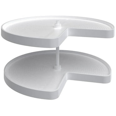 Rev-A-Shelf Ld-2472-32Bm-1 Lazy Daisy Polymer Double 2 Tier 32" Kidney Bottom Mount Lazy