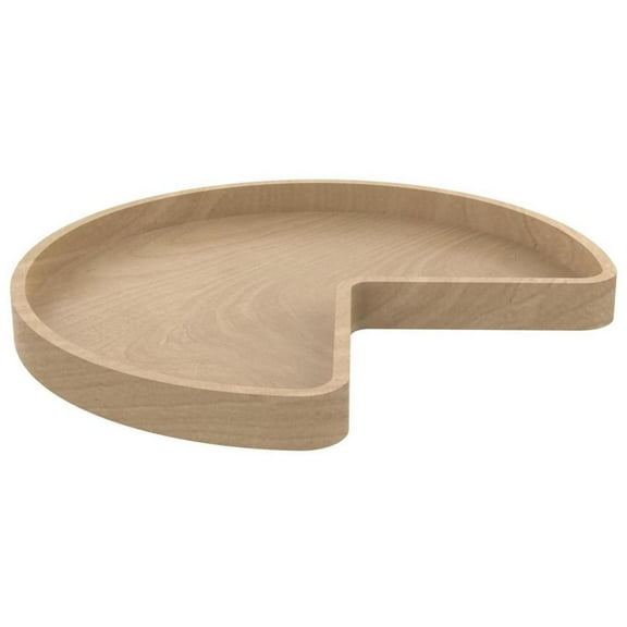 Rev-A-Shelf Ld-4Bw-401-24-1 Lazy Daisy Banded Wood Single Shelf 24" Kidney Shaped Lazy