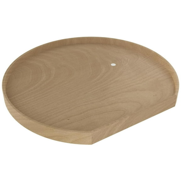 Rev-A-Shelf Ld-4Nw-201-32-1 Lazy Daisy 32" 1 Shelf Natural Wood D Shaped Flat Side Lazy