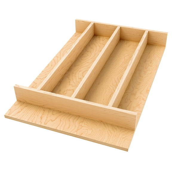 Rev-A-Shelf Natural Maple Right Size Utensil Drawer Insert, 13-1/4"x19-1/2"