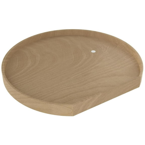 Rev-A-Shelf Ld-4Nw-201-28Bs-1 Lazy Daisy Natural Wood Single 28" 1 Shelf D Shaped Flat