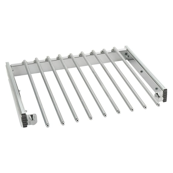 Rev-A-Shelf PSC-1814CR 17.5" Pullout Wire Pant Rack for 9 Pairs, Chrome