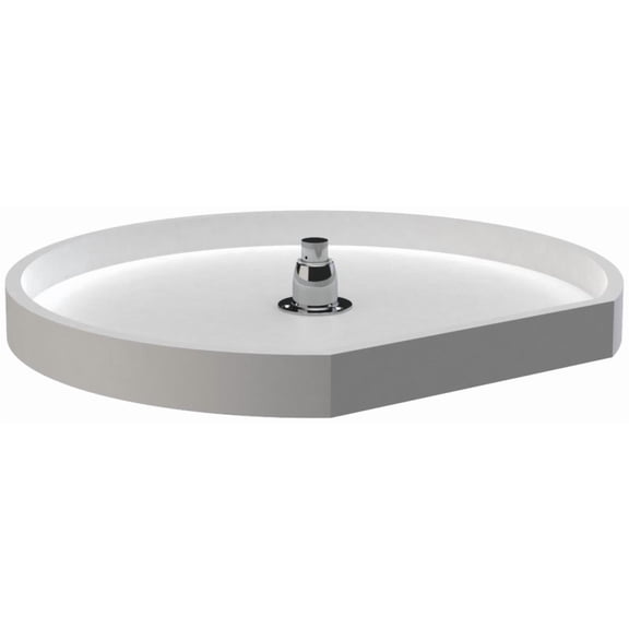 Rev-A-Shelf Polymer D Shape Lazy Susan