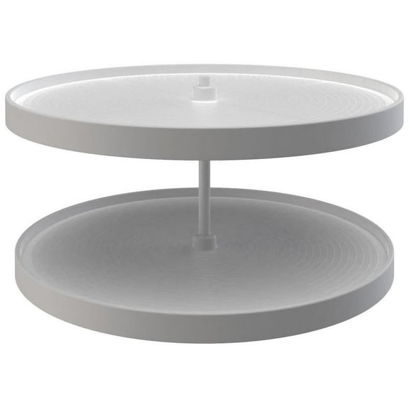 Rev-A-Shelf Ld-2062-32Bm-1 Lazy Daisy Polymer Double2 Tier 32" Full Circle Ridged Bottom
