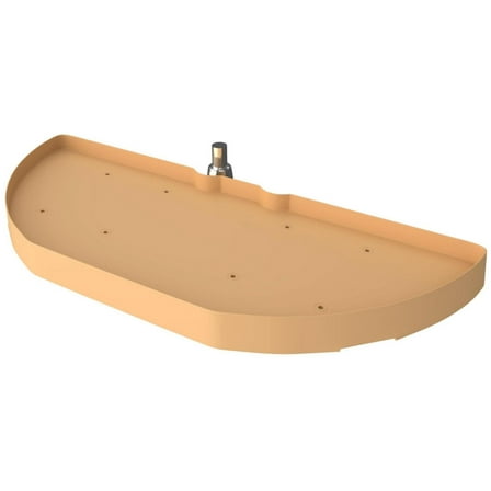 Rev-A-Shelf 6881-31-52 Classic Single 1 Shelf 31" Half Moon Pivot And Slide Lazy Susan For